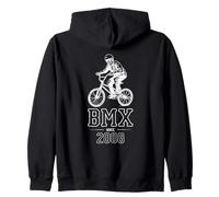 BMX Since 2008 esqueleto conduce BMX Sudadera con Capucha