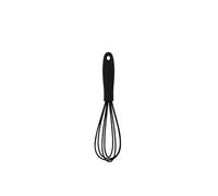 BmXauz Batidor de Silicona 6 en batidor Manual for Huevos Mezclador Antideslizante fácil de Limpiar batidora de Huevos Espumador de Leche for Mezclar batidor utensilio de Cocina(Black Silicone Whisk)