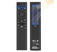 BN59-01385A - Mando a distancia de repuesto para Samsung Smart TV, control remoto de voz solar con 4 botones de acceso directo, compatible con The Frame, Neo QLED, Crystal UHD Series (2021-2023)