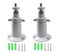 bnafes Paquete de 2 cámaras de seguridad de metal para montaje en pared/techo, montaje ajustable para interiores y exteriores, compatible con Arlo, Arlo Pro 2 3, Arlo Ultra CCTV y cámara compatible