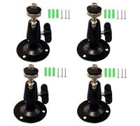 bnafes Paquete de 4 soportes de pared de seguridad para sensor Oculus Arlo, Arlo Pro, R Stick Up Cam con cable/batería, soporte de cámara de seguridad de metal para exteriores e interiores, rotación