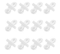 bnafes Separador de cría de tanque de peces de acuario, separador de vidrio con ventosa para hoja de división, clip de 12 piezas transparente