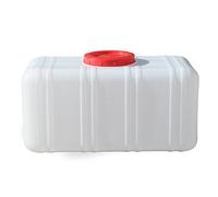 BNALU Bidon Agua Blanco 200L Tanque De Almacenamiento Agua，Contenedor Portatil De Agua con Grifo Bar，Adecuado para Coches De Viaje Recipiente De Almacenamiento De Agua Horizontal De Plástico Grueso