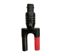 BNC - Adaptador de línea de prueba desmontable BNC, enchufe adaptador BNC portátil de mano, multímetro digital, accesorios de osciloscopio, sonda de osciloscopio