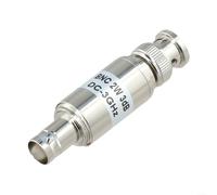 BNC Atenuador Fijo, 2W 3dB DC-3GHz, 50 Ohm Macho a Hembra RF Reductor de Señal Coaxial, Acero Inoxidable