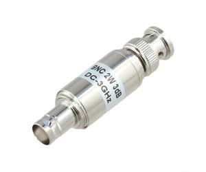 Bnc Atenuador fijo 3db 2w 50 ohmios macho a hembra Rf Reductor de señal Dc-3ghz Conector de acero inoxidable para pruebas y sistemas de comunicación Diseño compacto