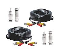 Bnc Cable de alimentación de vídeo BNC Todo en uno para cámara de Seguridad, Cable de Cable para cámara CCTV, Sistema de vigilancia DVR