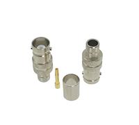 Bnc Jack Jack Crimp RG5 RG6 LMR300 5D-FB Cable Rf Conector coaxial(More than 50Pcs)