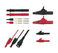 BNC macho a 4 mm enchufe de plátano caimanes gancho la prueba Clip Broken Hook Line multímetro Test Kit sonda pluma