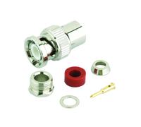 Bnc macho aéreo con cono y tuerca de fijación 'clamp' electro dh 19.