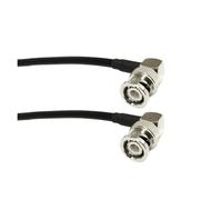 BNC macho en ángulo recto a conjunto de cable RA de 90 grados RG58(100cm)