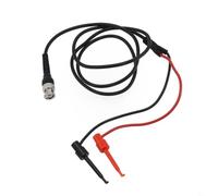 BNC Q9 macho a doble gancho de prueba P1007, cable de sonda de osciloscopio de 120 cm, impedancia de 50 ohmios para uso en laboratorio y escuela