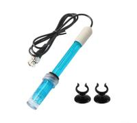 BNC - Sonda de electrodo de pH compatible con medición de pH de escala completa de 0,00 a 35,56 cm para acuarios y experimentos controlados (0,75 m + ventosa)
