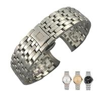 BNCXMO 16 mm de 19 mm 20 mm 316l Banda de reloj de acero inoxidable de extremo curvo para Omega de Ville Prestige Orbis Edition Reloj Correa de plegado.