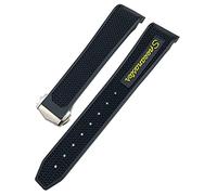BNCXMO 18 mm de 19 mm 20 mm 21 mm 22 mm Menores Menores de reloj de silicona para Omega SXWatch 007 300 AT150 Strap de reloj de silicona