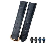 BNCXMO 18 mm de 19 mm 20 mm Correa de reloj de cuero de vaca para bandas de relojes Omega 300