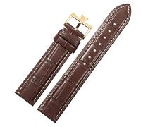 BNCXMO 19 mm 20 mm 21 mm 22 mm Reemplazo de banda de reloj de cuero genuino para patrimonio VC Black Blue Brown Cow Wide (Color: 25-12 mm, tamaño: 22 mm)