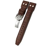 BNCXMO 20 mm de 21 mm 22 mm Rivet Becerro Reloj Fit For IWC Watch Big IW5009 Spitfire IW3777 Le Petit Prince Mark Strap
