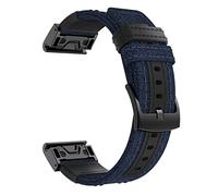 BNCXMO 26 22 mm Correa de banda de vigilancia de la banda de lona para Fenix 5 5x más 6 6x 6s Pro 935 3hr Pulsera inteligente Strapa de pulsera fácil de ajuste