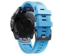 BNCXMO 26 correas de banda de reloj de 22 mm para fenix 7x 6 x 5 más 3 horas Silicona Easyfit Strap de muñeca para Fenix 6 7 5 935 Reloj