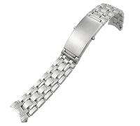 BNCXMO 316L Banda de vigilancia curvada de acero inoxidable 20 mm de 22 mm Fit para Omega Planet Ocean Diver 300 Stail Sold Watch Strap/3 cepas/20 mm