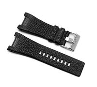 BNCXMO 32 * 17 mm de cuero genuino con correa de banda de reloj de acero inoxidable hombres dedicados para diesel DZ4246 DZ1273B Pulsera
