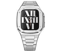 BNCXMO 41 mm45mmstinlesssteelStapsetForappleWatch44mmmetalcaseForiWatch87Series6Se5440mmDiyModificationKit