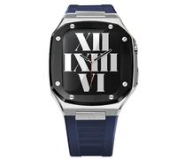 BNCXMO 41 mm45mmstinlesssteelStapsetForappleWatch44mmMetalcaseForiWatch87Series6Se5440mmDiyModificationKit