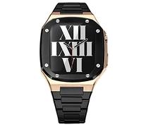 BNCXMO 41 mm45mmstinlesssteelStapsetForappleWatch44mmmetalcaseForiWatch87Series6Se5440mmDiyModificationKit