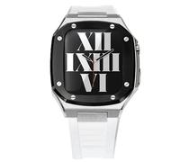BNCXMO 41 mm45mmstinlesssteelStapsetForappleWatch44mmmetalcaseForiWatch87Series6Se5440mmDiyModificationKit