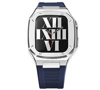 BNCXMO 41 mm45mmstinlesssteelStapsetForappleWatch44mmMetalcaseForiWatch87Series6Se5440mmDiyModificationKit