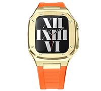 BNCXMO 41 mm45mmstinlesssteelStapsetForappleWatch44mmmetalcaseForiWatch87Series6Se5440mmDiyModificationKit