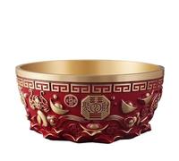 BNCXMO Adorno de Cornucopia decoración de latón lingote Tesoro Feng Shui Tesoro Cuenca Budista Suministros de alar Suministros Chinos Feng Shui decoración navideña adornar Oficina afortunada, 11 cm