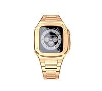 BNCXMO Banda de reemplazo de estuche de reloj de 44 mm para banda para banda, banda de lujo para estuche de correa para reloj para la serie IWatch 8 7 6 5 4 SE
