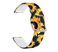 BNCXMO Banda de reloj de 18 mm para C2 para Vivoactive 3S/4S/Venu 2/Active S Rey Silicone Strap Smart Easyfit Reemplazo de reemplazo