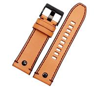BNCXMO Banda de reloj de cuero genuina para cinturón de reloj diesel DZ4476/4482 DZ7408 7406 4318 Coraja 22 24 26 28 mm Bandilla de muñeca de muñeca para hombres de gran tamaño