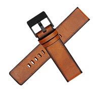BNCXMO Banda de reloj de cuero genuino para diese DZ4323 4318 1657 7413 725 Corola de reloj 22 mm 24 mm 26 mm 28 mm Policía Marrón Brown Original Style