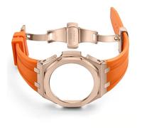 BNCXMO Banda de reloj de goma de tercera generación y estuche para Ga 2100 Relojes Strap Bisel Actualización sólida 3nd GA-2100 Banda modificada