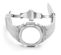 BNCXMO Banda de reloj de goma de tercera generación y estuche para Ga 2100 Relojes Strap Bisel Actualización sólida 3nd GA-2100 Banda modificada