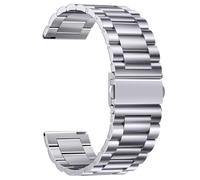 BNCXMO Banda de reloj de metal de 14/16/18/20/22 mm, correa de liberación rápida de acero inoxidable para hombres mujeres