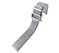 BNCXMO Banda de reloj de reemplazo de acero inoxidable 12 14 15 16 17 18 19 20 21 22 23 24 26 mm Agradable Guñas de reloj de la pulsera Gold 17 mm/Silver Gold/23 mm