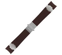 BNCXMO Banda de reloj impermeable para Ulysse Nardin Silicone Rubber Watchstap Sports Pulseras Sports Piezas de reemplazo de relojes