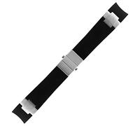 BNCXMO Banda de reloj impermeable para Ulysse Nardin Silicone Rubber Watchstap Sports Pulseras Sports Piezas de reemplazo de relojes