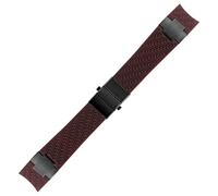 BNCXMO Banda de reloj impermeable para Ulysse Nardin Silicone Rubber Watchstap Sports Pulseras Sports Piezas de reemplazo de relojes
