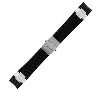 BNCXMO Banda de reloj impermeable para Ulysse Nardin Silicone Rubber Watchstap Sports Pulseras Sports Piezas de reemplazo de relojes