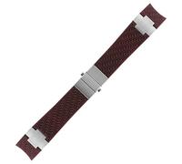 BNCXMO Banda de reloj impermeable para Ulysse Nardin Silicone Rubber Watchstap Sports Pulseras Sports Piezas de reemplazo de relojes