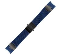 BNCXMO Banda de reloj impermeable para Ulysse Nardin Silicone Rubber Watchstap Sports Pulseras Sports Piezas de reemplazo de relojes