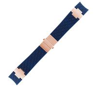 BNCXMO Banda de reloj impermeable para Ulysse Nardin Silicone Rubber Watchstap Sports Pulseras Sports Piezas de reemplazo de relojes