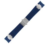 BNCXMO Banda de reloj impermeable para Ulysse Nardin Silicone Rubber Watchstap Sports Pulseras Sports Piezas de reemplazo de relojes