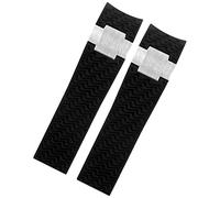 BNCXMO Banda de reloj impermeable para Ulysse Nardin Silicone Rubber Watchstap Sports Pulseras Sports Piezas de reemplazo de relojes